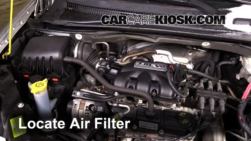 2008 Chrysler Town and Country Touring 3.8L V6 Air Filter (Engine)